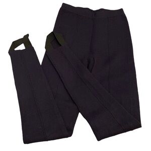 Sandro Paris navy pants / stretchy leggings with Stirrups . Size 1. New.…